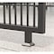 Ejoy Indoor /Outdoor Black Metal Partition Divider Fence With Top Basket BlackMetalPartition - alternate 2